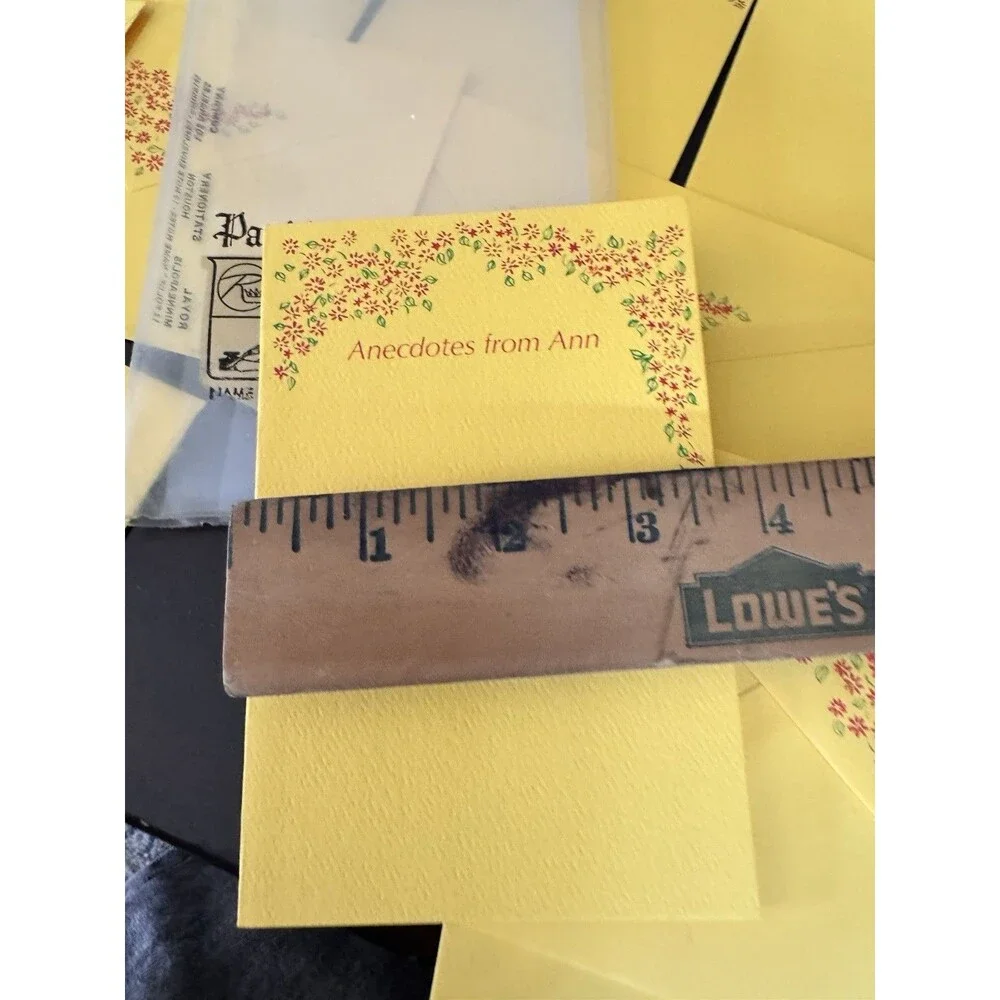 Vintage Patrician Name Notes 1968 “Anecdotes From ” 8 Greeting Cards W/Envelopes